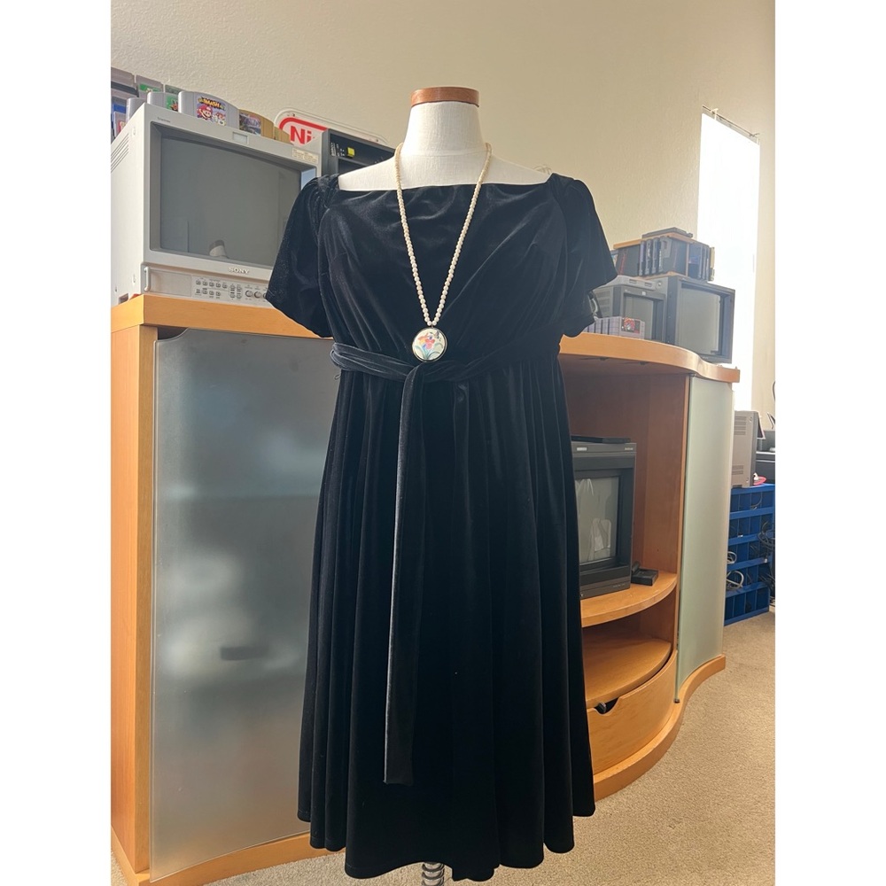 Torrid Black Square Neck Midi Sundress